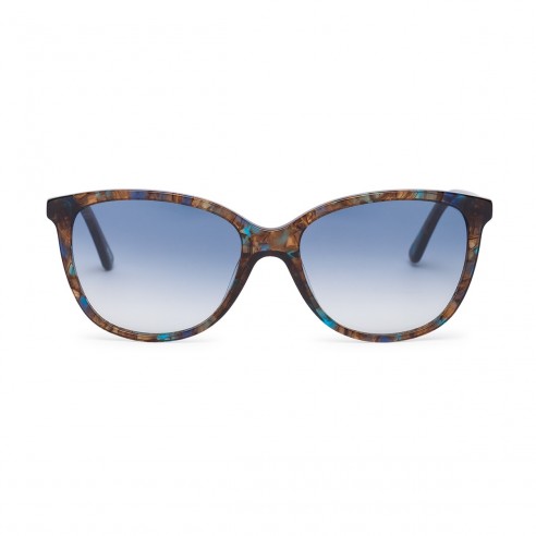 Gafas  de sol mujer Cottet Barcelona LITTLE GIRL'S EYES havana blue - vista frontal