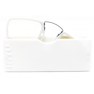 Gafas de lectura pregraduadas RITU ADH.SILICONE WHITE 0101020225 +2,50