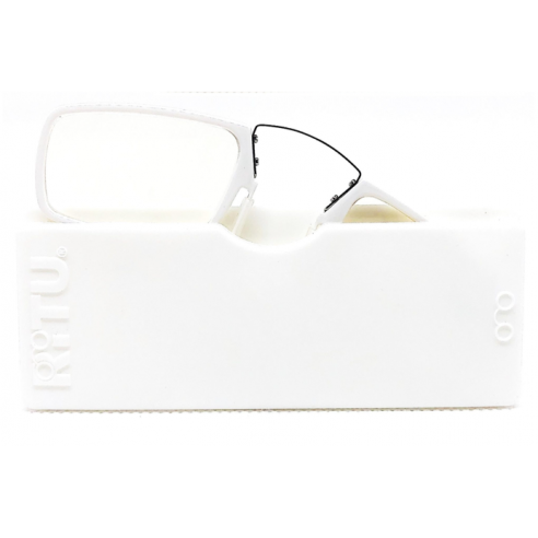 Gafas de lectura pregraduadas RITU ADH.SILICONE WHITE 0101020225 +2,50