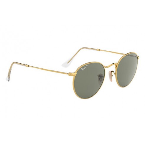 Gafas de sol hombre Ray Ban RB3447 001/58 GOLD POLAR GREEN 50 - vista lateral
