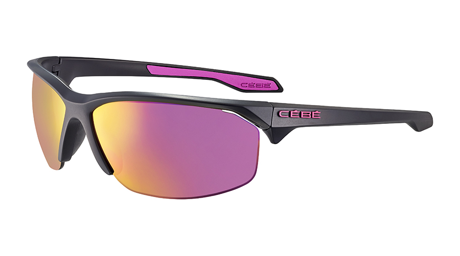 Cébé Wild 2.0 Sonnenbrille Matt Black Pink Unisex-Erwachsener Medium Cébé Wild 2.0 Sonnenbrille Matt Black Pink Unisex-Erwachsener Medium