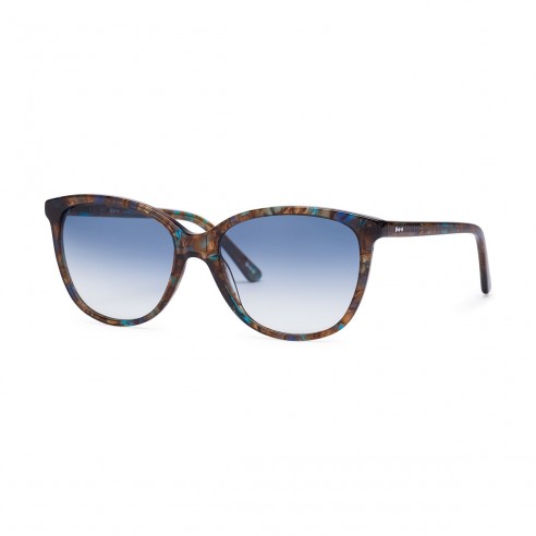 Gafas  de sol mujer Cottet Barcelona LITTLE GIRL'S EYES havana blue - vista lateral