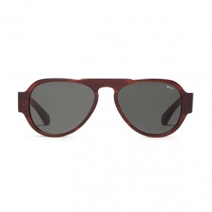 Gafa de sol hombre Cottet Barcelona ALEX C20 HAVANA HONEY GREEN - frontal