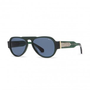 Gafa de sol hombre Cottet Barcelona ALEX C90 GREEN BLUE - Vista frontal 2