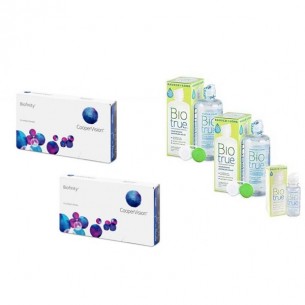 Pack Lentes de contacto Mensuales BIOFINITY 6L + BIOTRUE