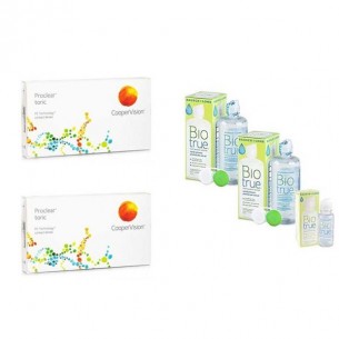 Pack Lentes de contacto Mensuales PROCLEAR TORIC + BIOTRUE