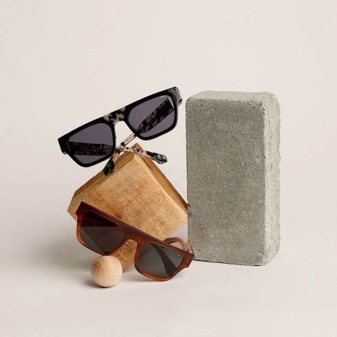 Gafas de sol Unisex Cottet Barcelona SERGIO black tortoise - 2 gafas