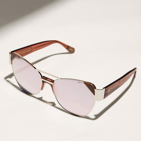 Gafas de Sol Mujer Cottet Barcelona MARTA Gold - vista tres cuartos