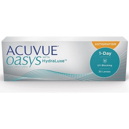 Lents de Contacte Acuvue Oasys 1 Day Astigmatismo 30 Unitats