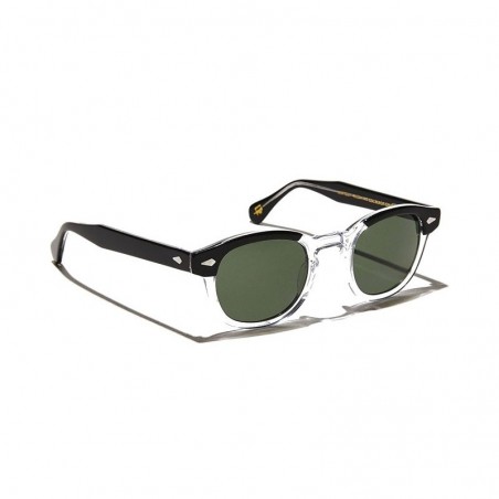 Gafas de sol Unisex Moscot LEMTOSH SUN BLACK CRYSTAL 46 - vista tres cuartos Gafas de sol Unisex Moscot LEMTOSH SUN BLACK CRYSTAL 46 - vista tres cuartos