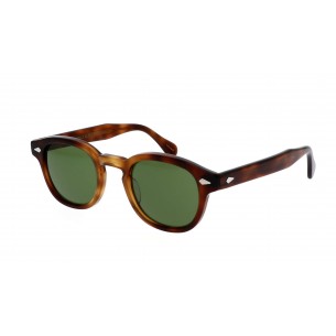 Gafas de sol Unisex Moscot LEMTOSH SUN TOBACCO CALIBAR GREEN 46 - vista frontal 2