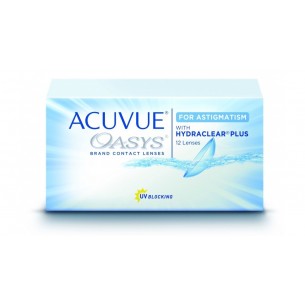 Lentes de Contacto Acuvue Oasys Astigmatismo 12 Unidades