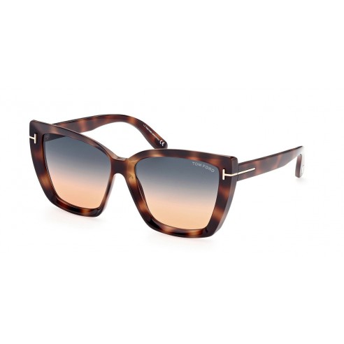 Montura de gafas de Tom Ford de color Marrón Mujer Accesorios de Gafas de sol de 