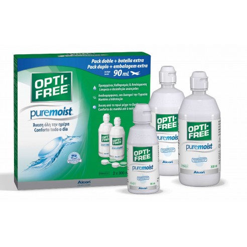 Solución Única Opti Free Puremoist Pack  690 ML Alcon