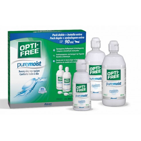 Solución Única Opti Free Puremoist Pack  690 ML...