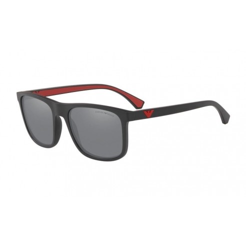 Gafas de Sol Emporio Armani EA4129 50016G forma cuadrada color negro material acetato estilo casual.