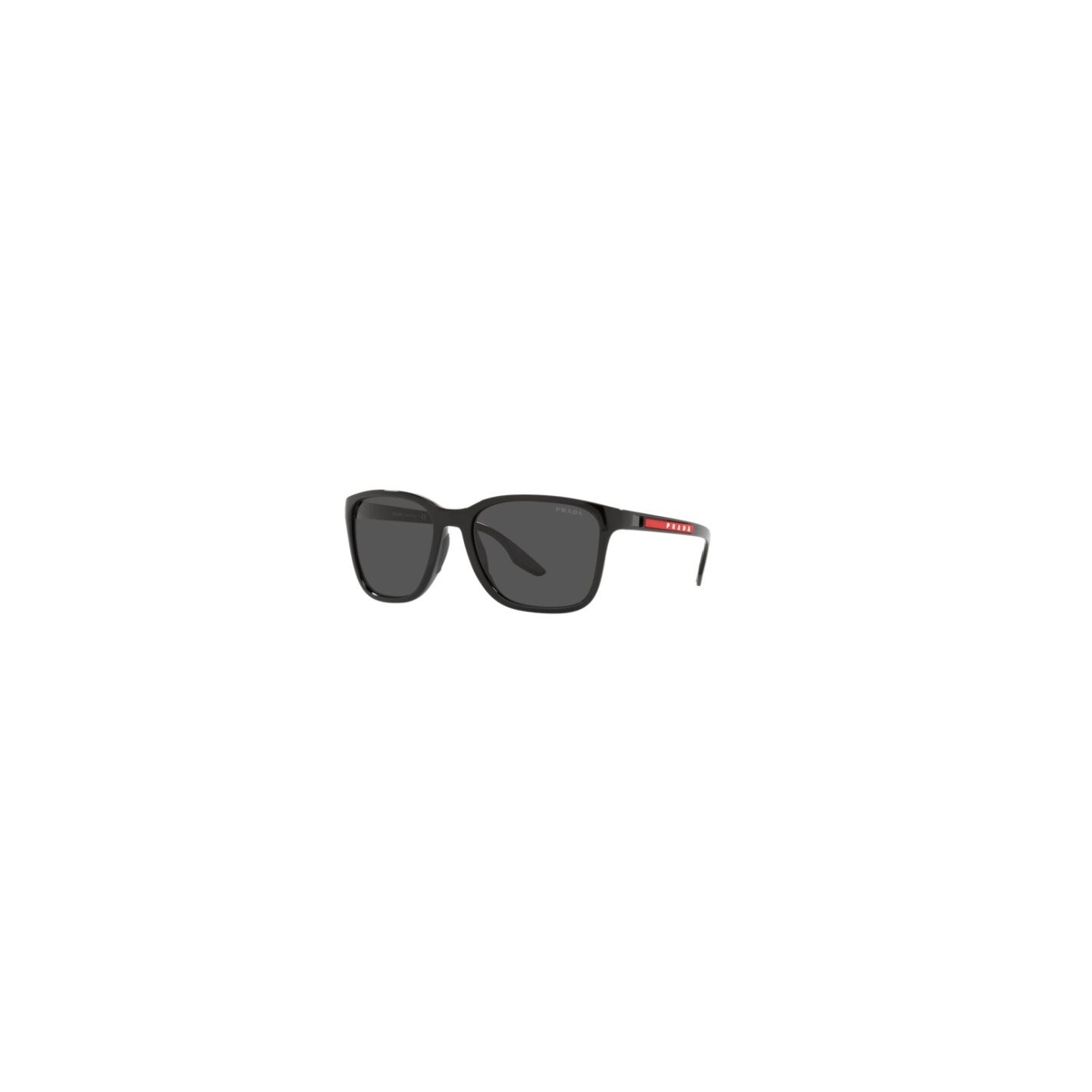 Gafas de Sol hombre Prada Sport PS 02WS 1AB06F forma cuadrada color negro  material acetato estilo casual.