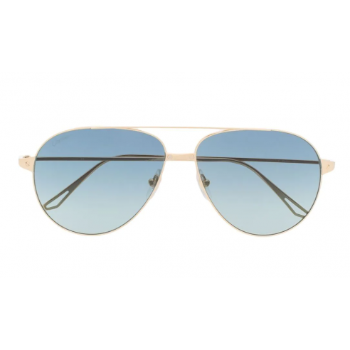 implicar Íncubo Reproducir Gafas de Sol hombre Cartier CT0298S 011 forma aviador color dorado material  metal estilo casual.