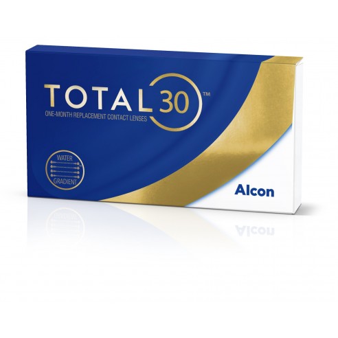 Lentes de Contacto Alcon Total 30™ - 3 Lentillas