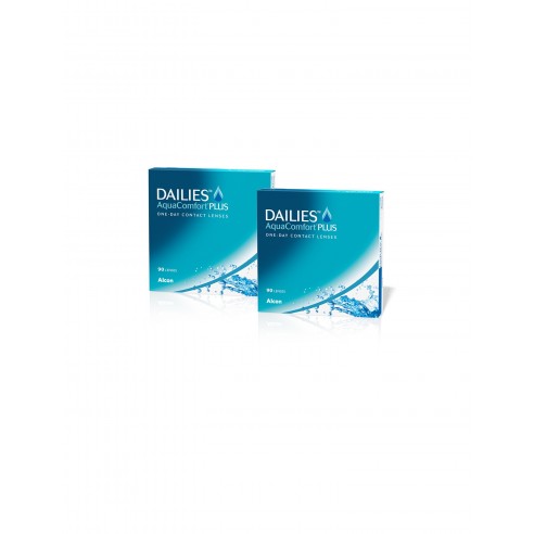 Lentes de contacto DAILIES® AquaComfort Plus® 90L (2 Cajas)