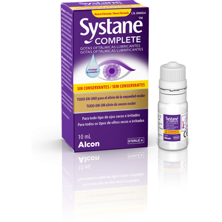Lágrima artificial SYSTANE® COMPLETE Alcon  - Cantidad: 10ML Lágrima artificial SYSTANE® COMPLETE Alcon  - Cantidad: 10ML