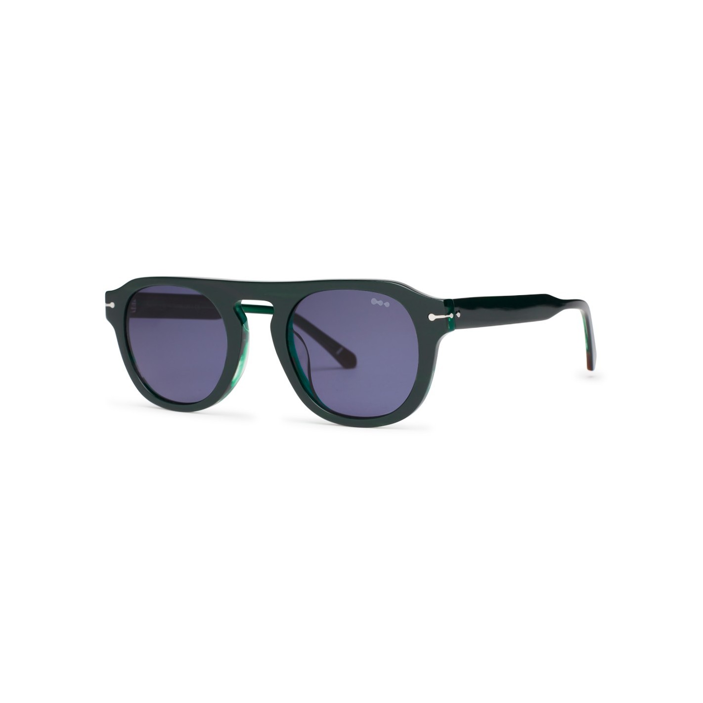 Gafas de Sol Cottet Barcelona RAYMOND 90 Verde forma aviador material acetato estilo casual.