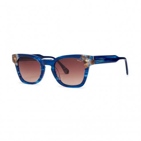 Gafas de Sol mujer Cottet Barcelona PILAR  Azul - vista lateral