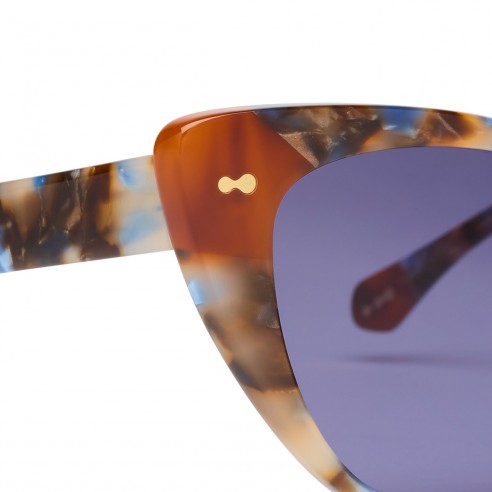 Gafas de Sol mujer Cottet Barcelona BERTA Caramel - vista detalle