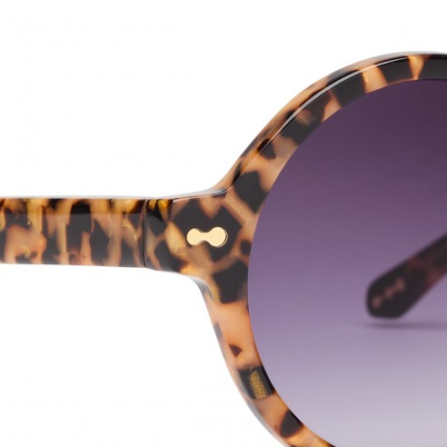 Gafas de Sol unisex Cottet Barcelona BETTY Animal print - vista detalle