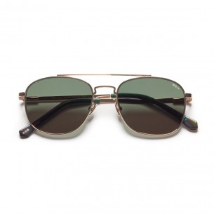 Gafas de Sol hombre Cottet Barcelona DENZEL Dorado - vista frontal