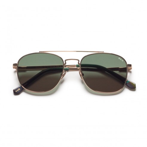 Gafas de Sol hombre Cottet Barcelona DENZEL Dorado - vista frontal