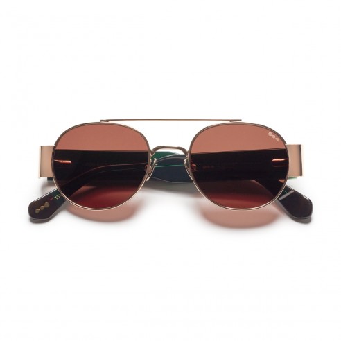 Gafas de Sol unisex - ROLANDO C12 GOLD BROWN 5020