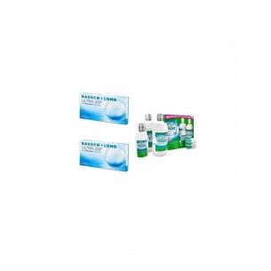 Pack Lentes de contacto Mensuales ULTRA 6L + OPTIFREE