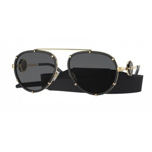 Gafas de Sol Versace unisex VE2232 143887 negro - vista frontal 2
