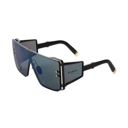Gafas de Sol hombre Balmain WONDER BOY BPS102G BLK cuadrada azul material metal luxury