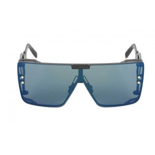 Gafas de Sol hombre Balmain WONDER BOY LTD BPS102G forma cuadrada color azul metal estilo luxury