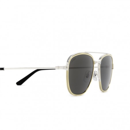 Ulleres de Sol home Cartier CT0326S 001 SILVER-GREY 57