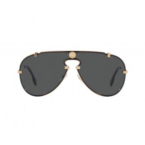 Gafas de Sol Versace VE2243 100287 forma envolvente color negro material metal luxury