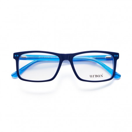 Gafas Graduadas Urban hombre OSLO C70 Bicolor Azul
 Grosor de la lente-Lente fina Tipo de lente-Lentes graduadas ¿Como quieres tu gafa?-Sin graduar ¿Necesitas Filtro Azul?-No