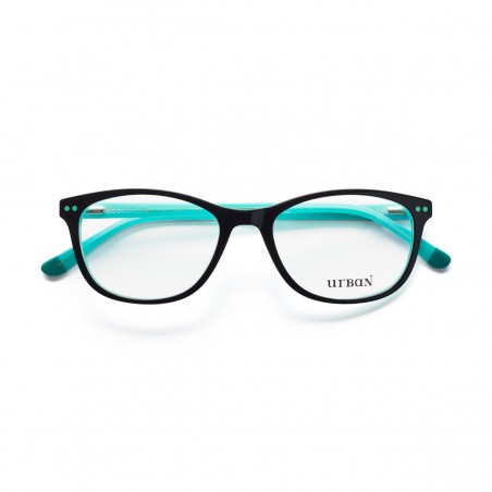 Gafas Graduadas Urban mujer PARIS C71 Bicolor negro y turquesa
