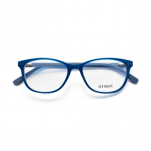 balsa Anterior consonante Gafas Graduadas Mujer Urban PARIS C72 Azul forma ovalada material acetato  estilo casual.