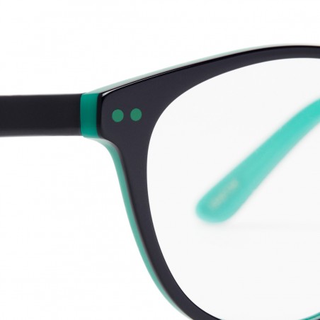 PACK Ulleres graduades Urban -BERLIN C71 Negre i turquesa