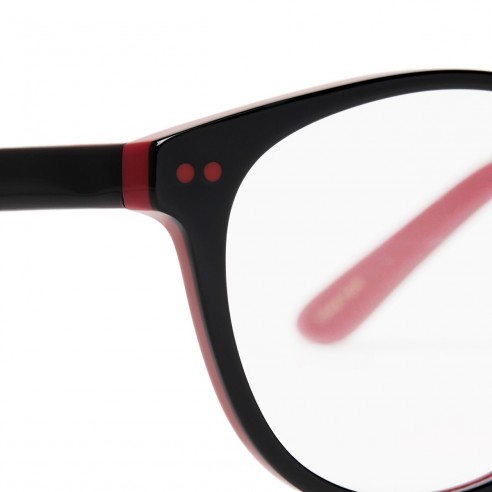 PACK Gafas graduadas Urban BERLIN C62 Negro y Rojo