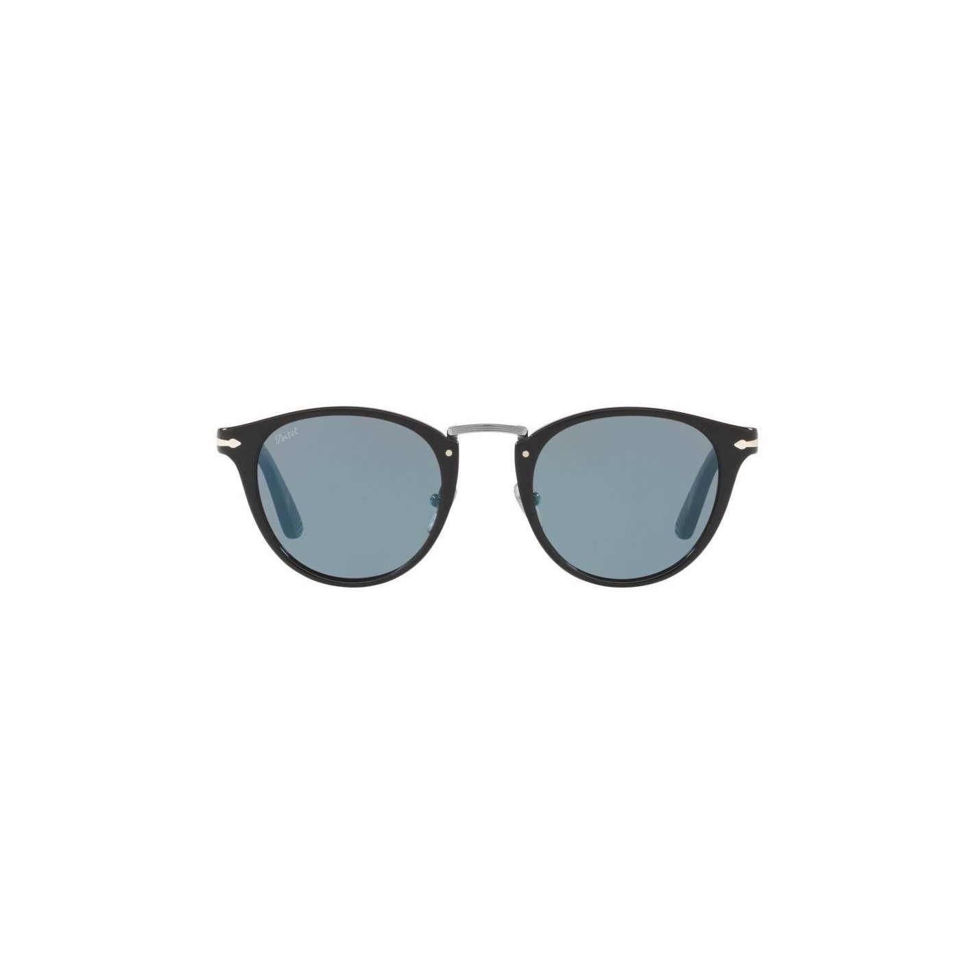 En honor temerario Impulso Gafas de Sol Persol PO3108S 95/56 BLACK LIGHT BLUE 49