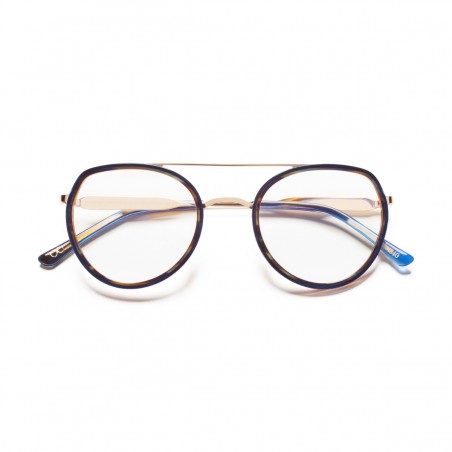 Ulleres graduades - Lunettier Les Pontets Havana Azul/ Miel
