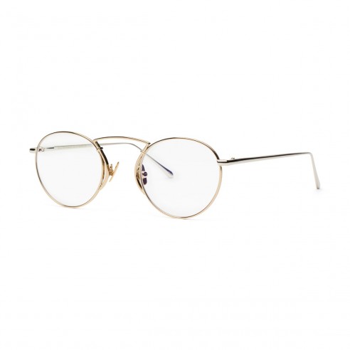 Glasses Unisex Lunettier Morez Gold/Silver