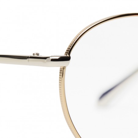 Glasses Unisex Lunettier Morez Gold/Silver