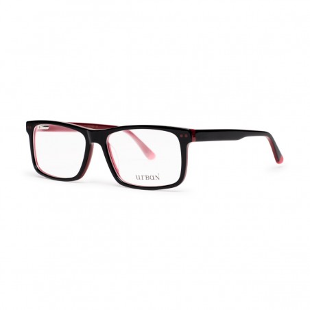 Gafas filtro de luz azul Urban hombre OSLO C62 Bicolor negro y rojo