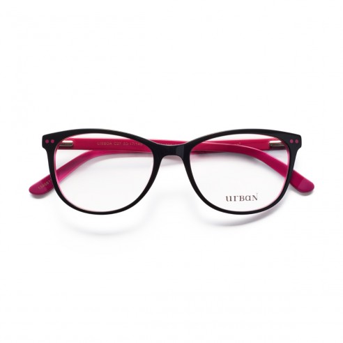 Gafas filtro de luz azul Urban mujer LISBOA C27 Bicolor negro y rosa