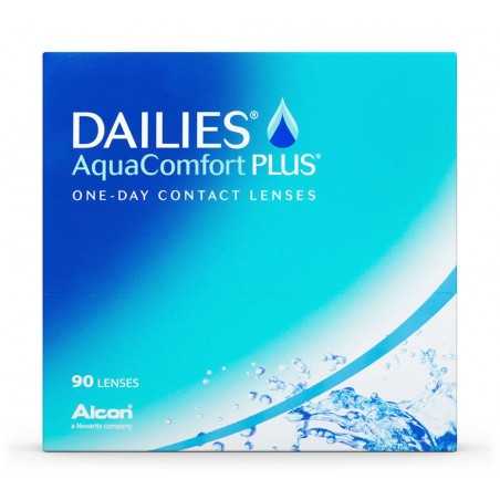 Lentes de Contacto DAILIES AquaComfort Plus - 90 Lentillas